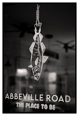 fishmonger's shop window