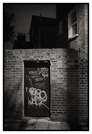 graffiti door